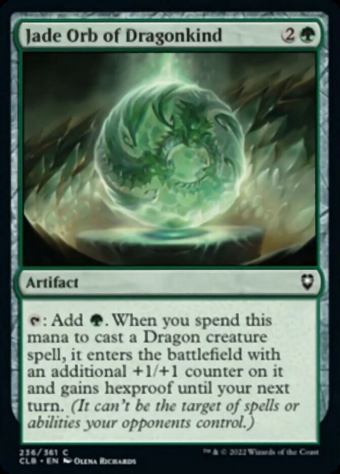 Jade Orb of Dragonkind [Commander Legends: Battle for Baldur's Gate] | Eastridge Sports Cards & Games