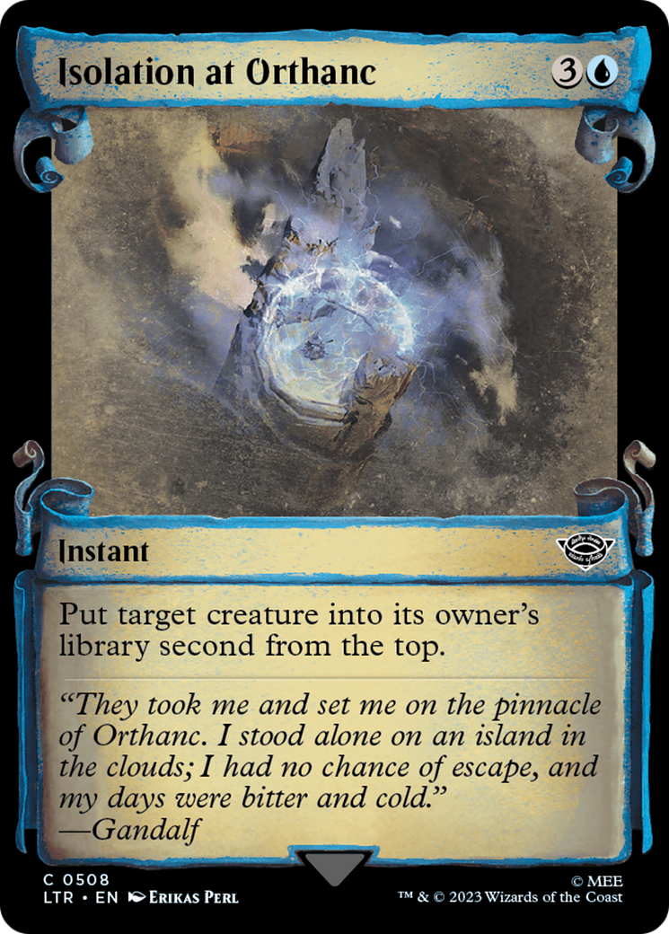 Isolation at Orthanc [The Lord of the Rings: Tales of Middle-Earth Showcase Scrolls] | Eastridge Sports Cards & Games