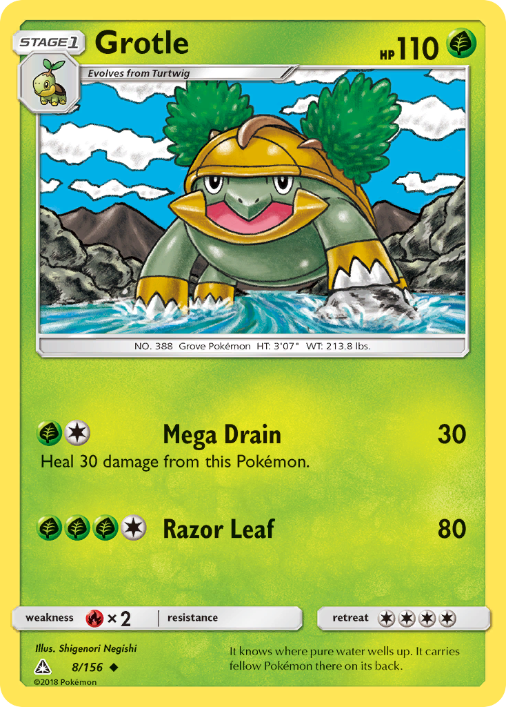 Grotle (8/156) [Sun & Moon: Ultra Prism] | Eastridge Sports Cards & Games