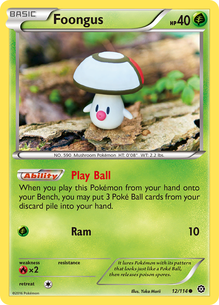 Foongus (12/114) [XY: Steam Siege] | Eastridge Sports Cards & Games