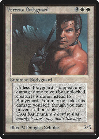 Veteran Bodyguard [Limited Edition Beta] | Eastridge Sports Cards & Games