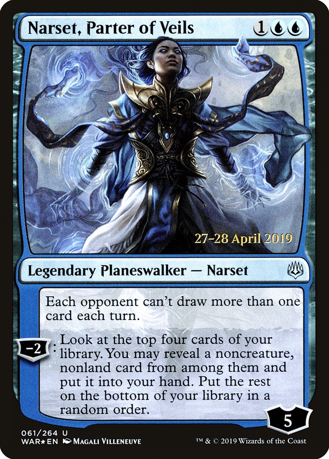 Narset, Parter of Veils  [War of the Spark Prerelease Promos] | Eastridge Sports Cards & Games