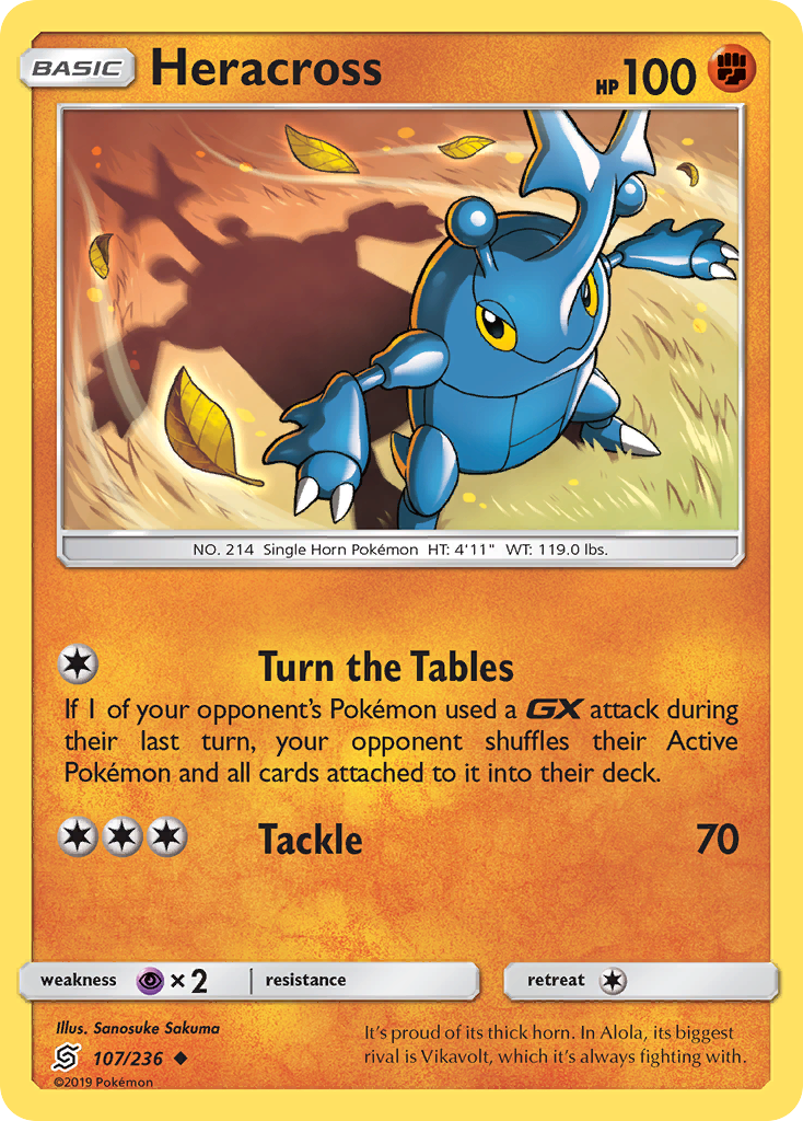 Heracross (107/236) [Sun & Moon: Unified Minds] | Eastridge Sports Cards & Games