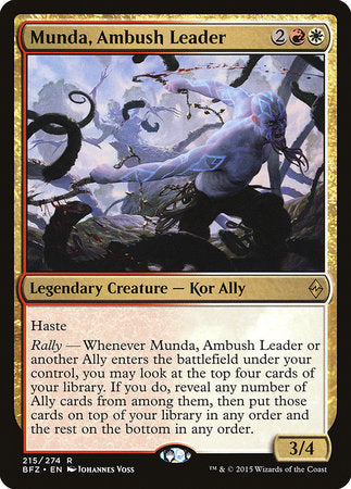 Munda, Ambush Leader [Battle for Zendikar] | Eastridge Sports Cards & Games