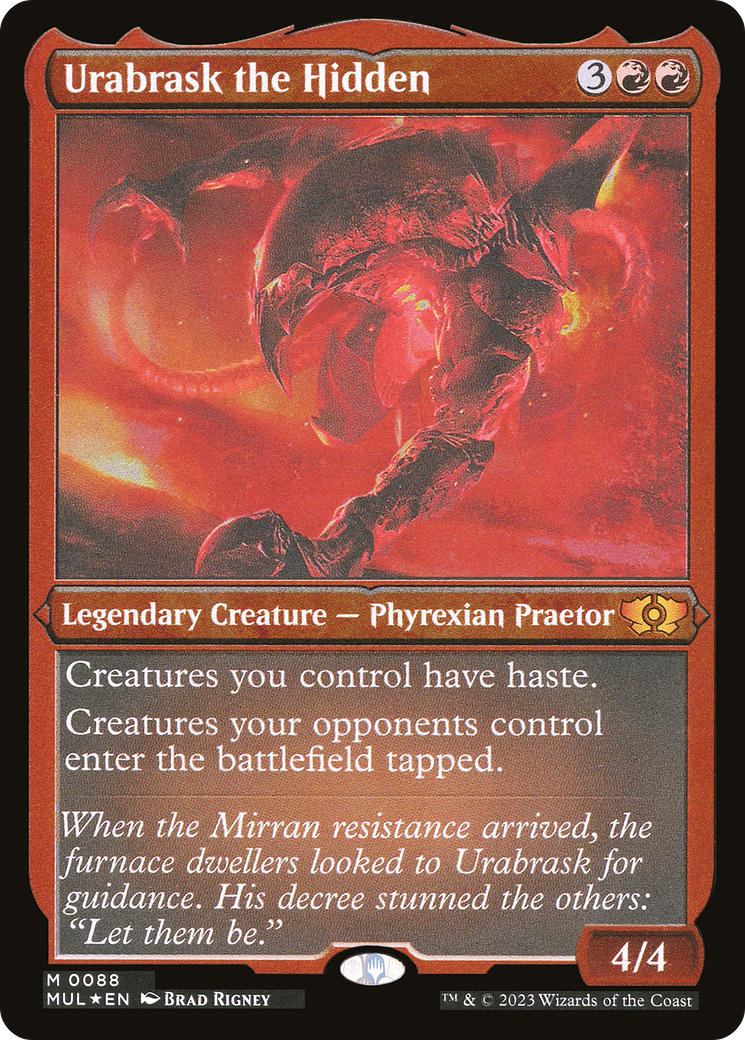 Urabrask the Hidden (Foil Etched) [Multiverse Legends] | Eastridge Sports Cards & Games