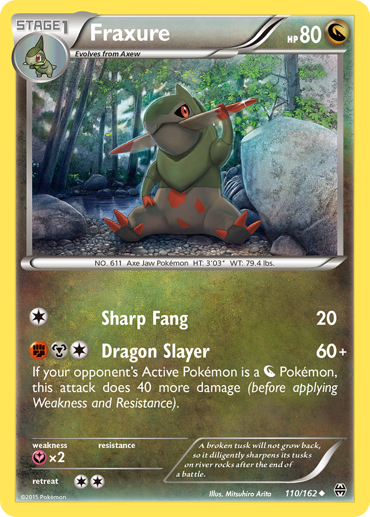 Fraxure (110/162) [XY: BREAKthrough] | Eastridge Sports Cards & Games
