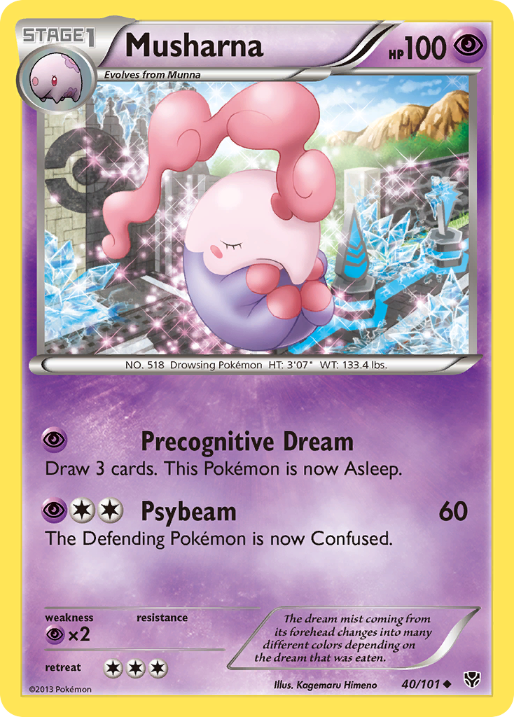 Musharna (40/101) [Black & White: Plasma Blast] | Eastridge Sports Cards & Games