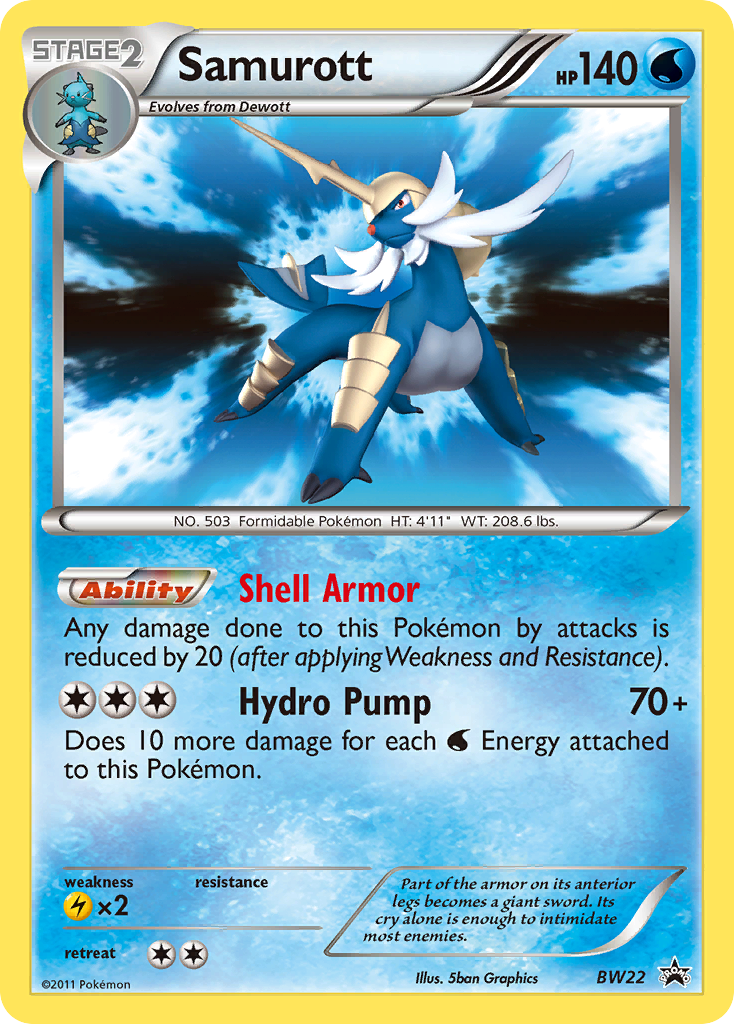 Samurott (BW22) [Black & White: Black Star Promos] | Eastridge Sports Cards & Games