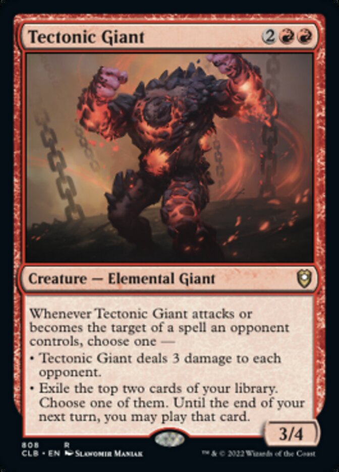 Tectonic Giant [Commander Legends: Battle for Baldur's Gate] | Eastridge Sports Cards & Games