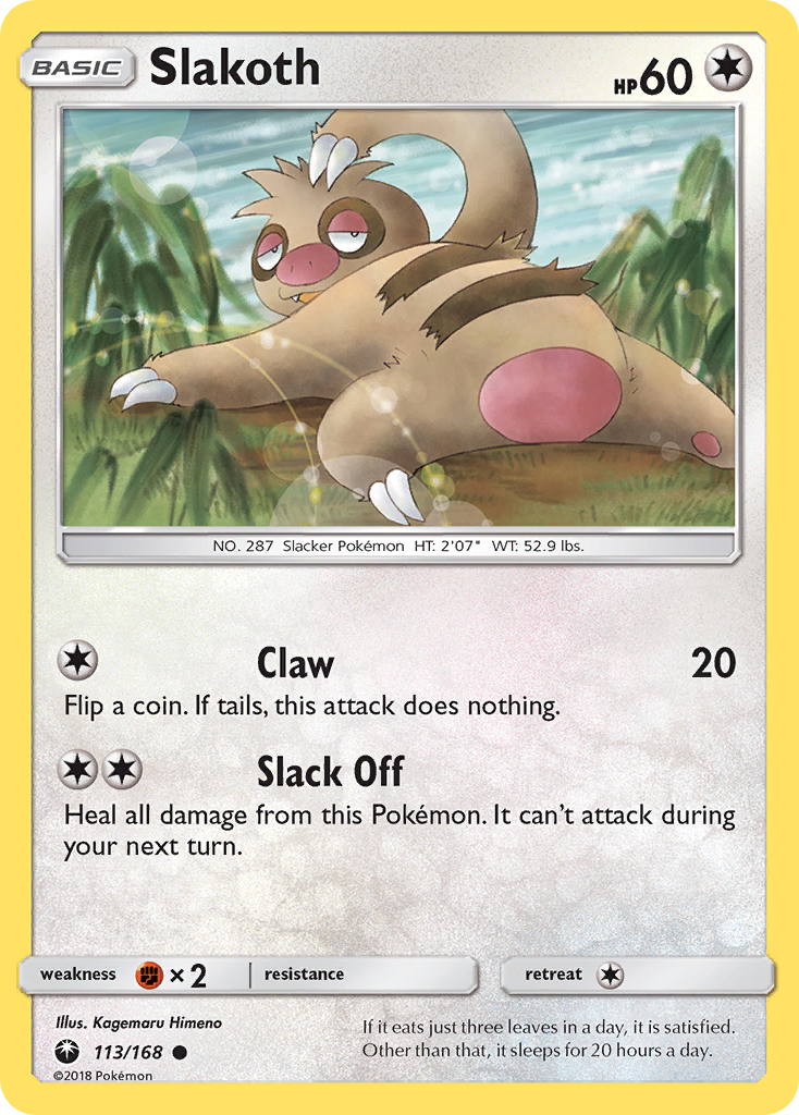 Slakoth (113/168) [Sun & Moon: Celestial Storm] | Eastridge Sports Cards & Games