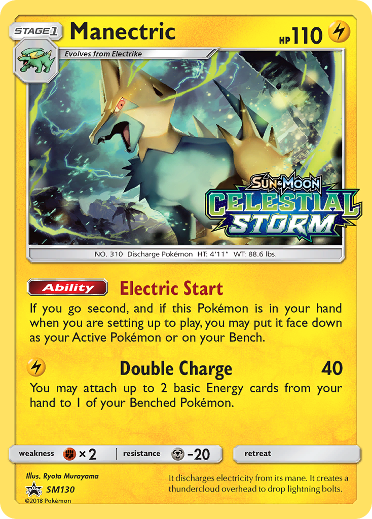 Manectric (SM130) [Sun & Moon: Black Star Promos] | Eastridge Sports Cards & Games