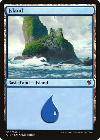 Island (300) [Commander 2017] | Eastridge Sports Cards & Games