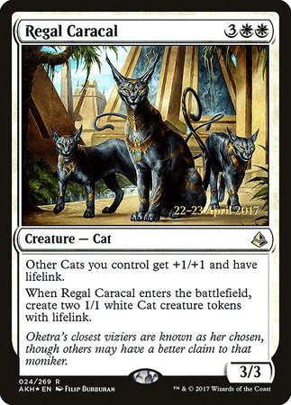 Regal Caracal [Amonkhet Promos] | Eastridge Sports Cards & Games