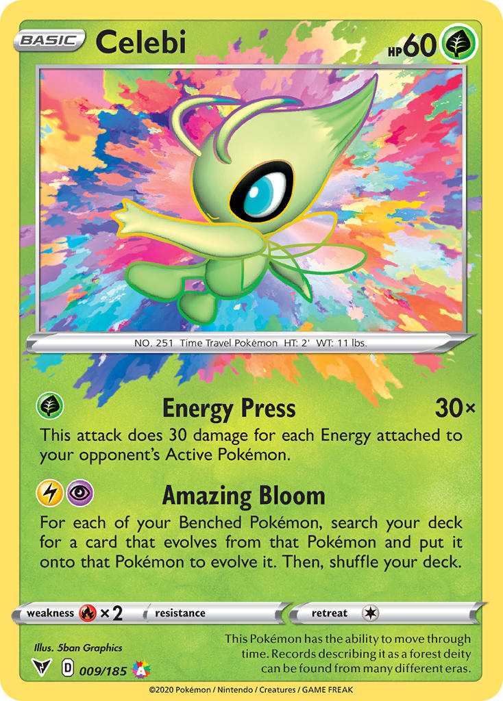 Celebi (009/185) [Sword & Shield: Vivid Voltage] | Eastridge Sports Cards & Games