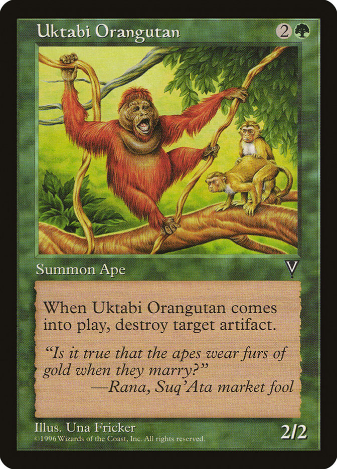 Uktabi Orangutan [Visions] | Eastridge Sports Cards & Games