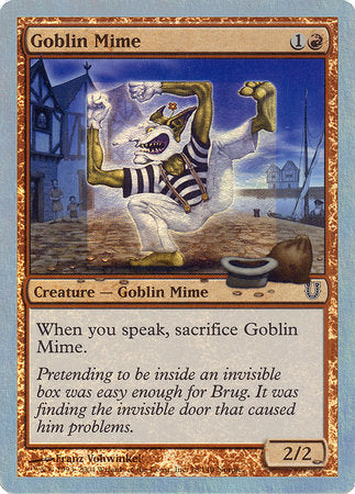Goblin Mime (Alternate Foil) [Unhinged] | Eastridge Sports Cards & Games