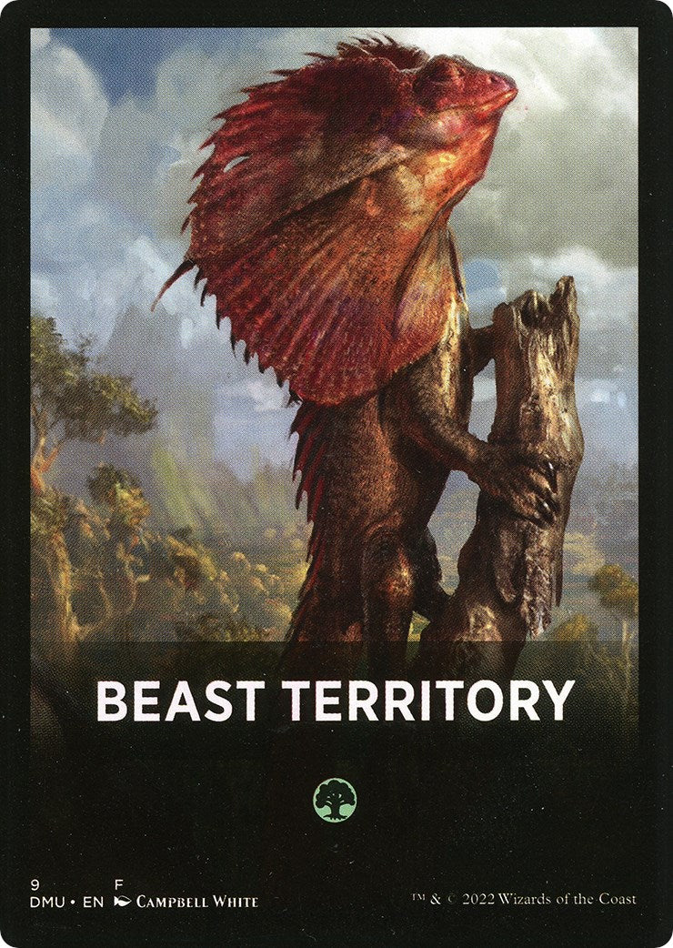 Beast Territory Theme Card [Dominaria United Tokens] | Eastridge Sports Cards & Games