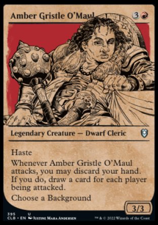 Amber Gristle O'Maul (Showcase) [Commander Legends: Battle for Baldur's Gate] | Eastridge Sports Cards & Games