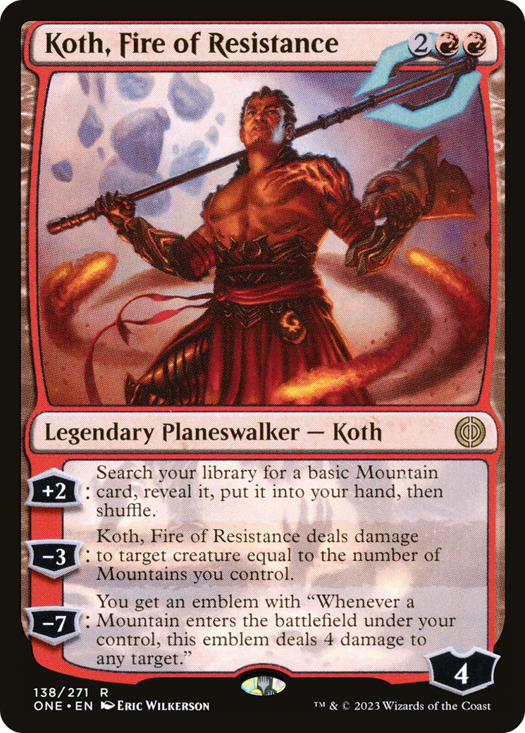 Koth, Fire of Resistance [Phyrexia: All Will Be One] | Eastridge Sports Cards & Games