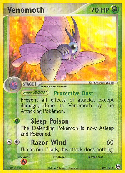 Venomoth (49/112) [EX: FireRed & LeafGreen] | Eastridge Sports Cards & Games