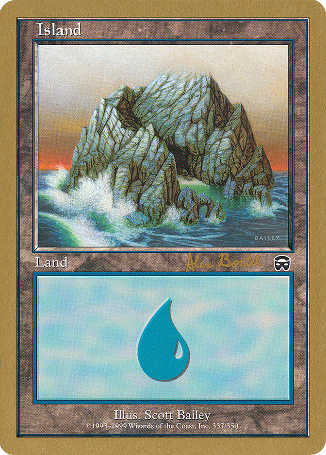 Island (ab337a) (Alex Borteh) [World Championship Decks 2001] | Eastridge Sports Cards & Games