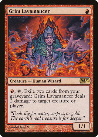 Grim Lavamancer [Magic 2012] | Eastridge Sports Cards & Games