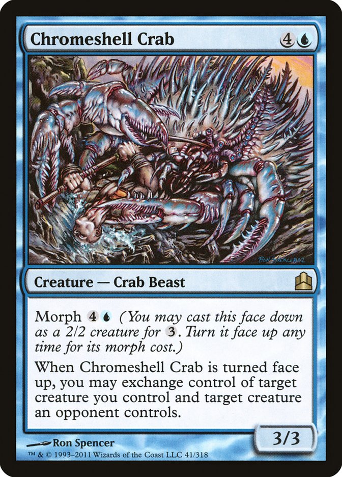 Chromeshell Crab [Commander 2011] | Eastridge Sports Cards & Games