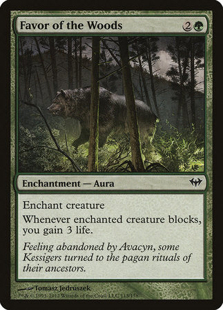 Favor of the Woods [Dark Ascension] | Eastridge Sports Cards & Games