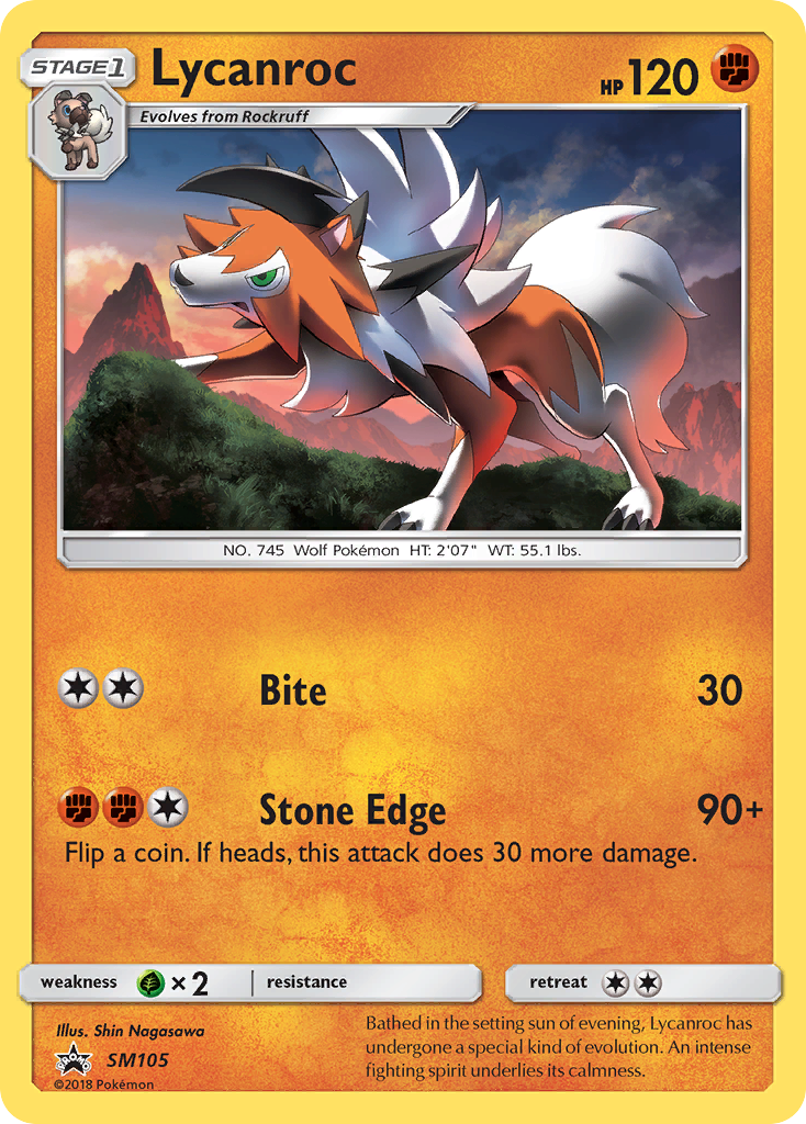 Lycanroc (SM105) [Sun & Moon: Black Star Promos] | Eastridge Sports Cards & Games