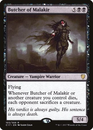 Butcher of Malakir [Commander 2017] | Eastridge Sports Cards & Games
