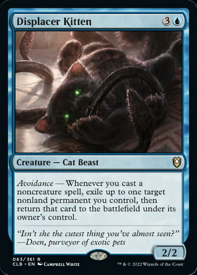 Displacer Kitten [Commander Legends: Battle for Baldur's Gate] | Eastridge Sports Cards & Games