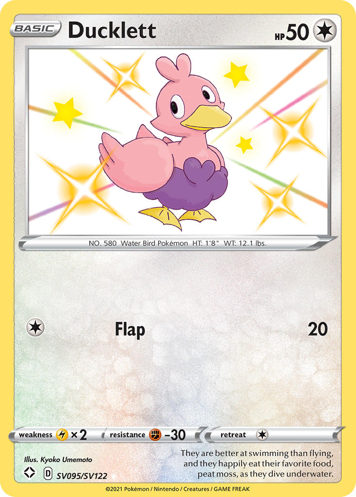 Ducklett (SV095/SV122) [Sword & Shield: Shining Fates] | Eastridge Sports Cards & Games