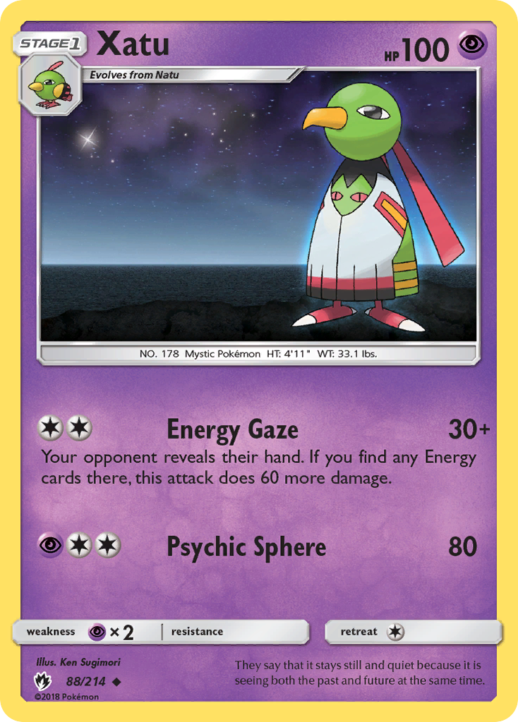 Xatu (88/214) [Sun & Moon: Lost Thunder] | Eastridge Sports Cards & Games