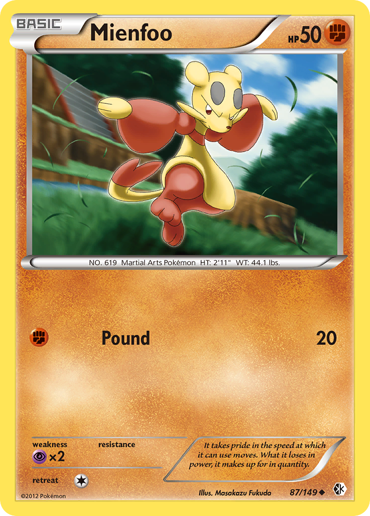 Mienfoo (87/149) [Black & White: Boundaries Crossed] | Eastridge Sports Cards & Games