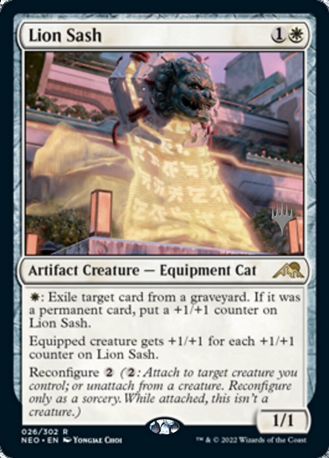 Lion Sash (Promo Pack) [Kamigawa: Neon Dynasty Promos] | Eastridge Sports Cards & Games