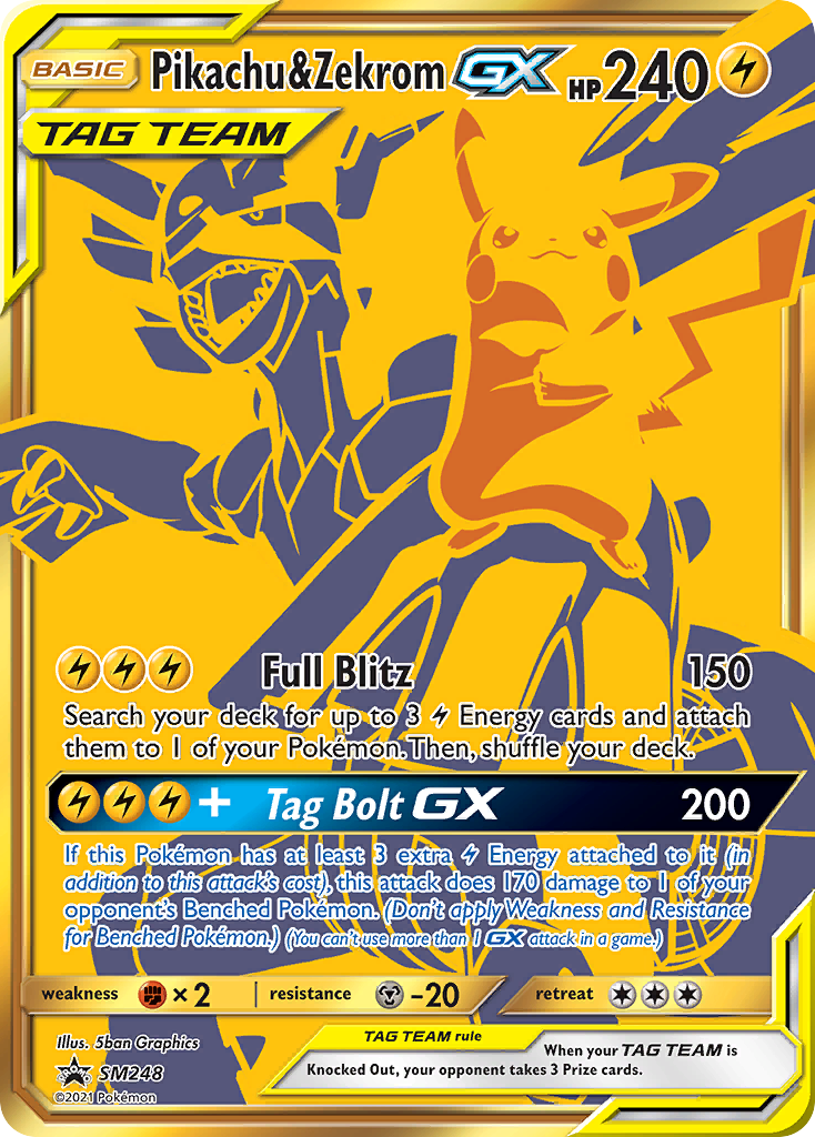 Pikachu & Zekrom GX (SM248) [Sun & Moon: Black Star Promos] | Eastridge Sports Cards & Games