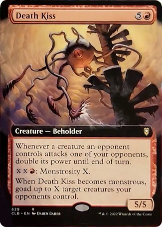 Death Kiss (Extended Art) [Commander Legends: Battle for Baldur's Gate] | Eastridge Sports Cards & Games