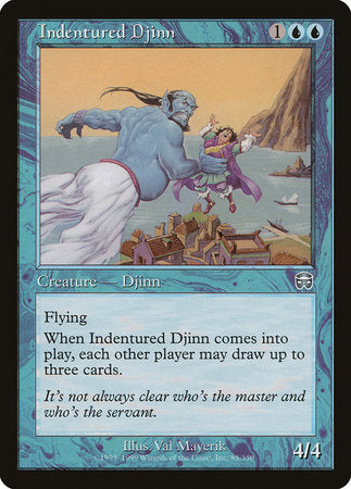 Indentured Djinn [Mercadian Masques] | Eastridge Sports Cards & Games