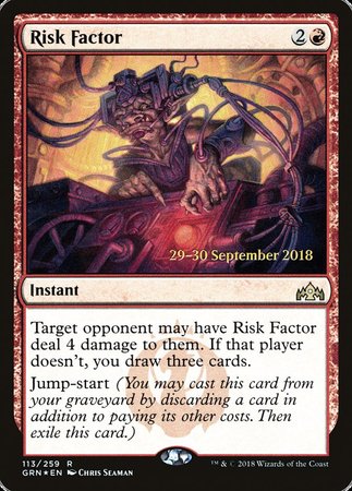 Risk Factor [Guilds of Ravnica Promos] | Eastridge Sports Cards & Games