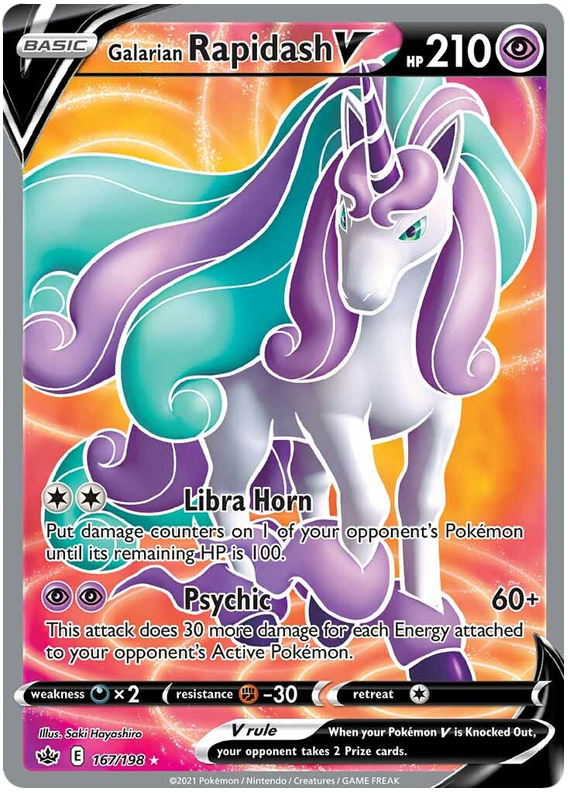 Galarian Rapidash V (167/198) [Sword & Shield: Chilling Reign] | Eastridge Sports Cards & Games