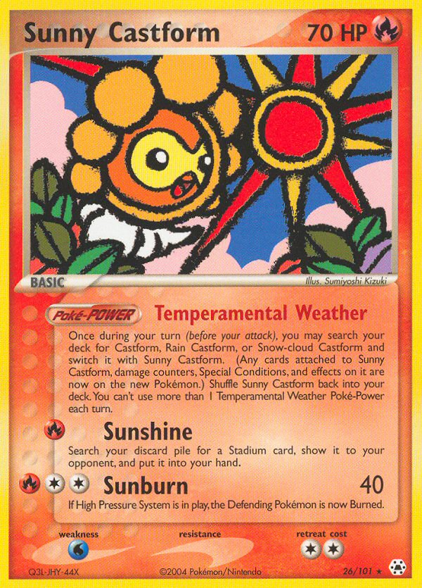 Sunny Castform (26/101) [EX: Hidden Legends] | Eastridge Sports Cards & Games