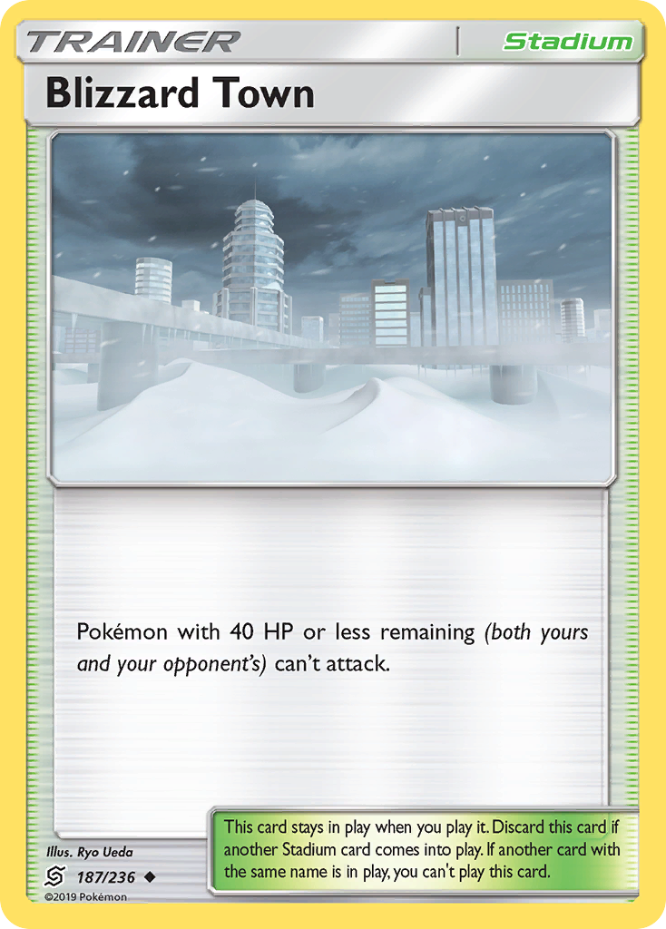 Blizzard Town (187/236) [Sun & Moon: Unified Minds] | Eastridge Sports Cards & Games