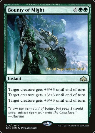 Bounty of Might [Guilds of Ravnica Promos] | Eastridge Sports Cards & Games