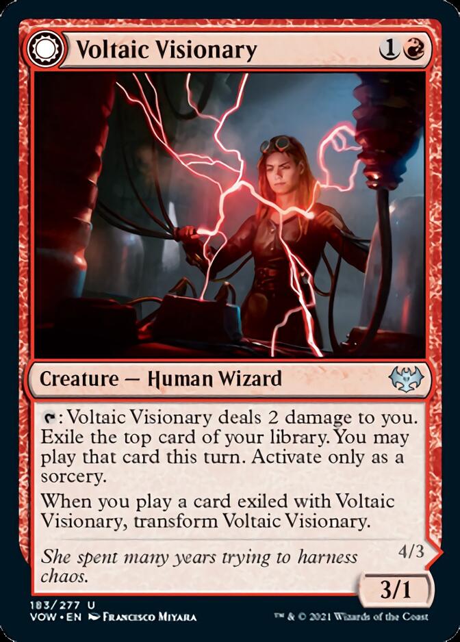 Voltaic Visionary // Volt-Charged Berserker [Innistrad: Crimson Vow] | Eastridge Sports Cards & Games