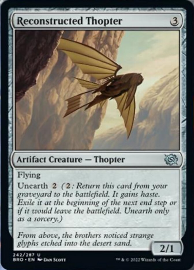 Reconstructed Thopter [The Brothers' War] | Eastridge Sports Cards & Games