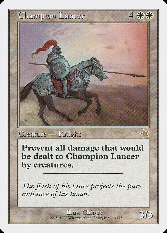 Champion Lancer [Starter 1999] | Eastridge Sports Cards & Games