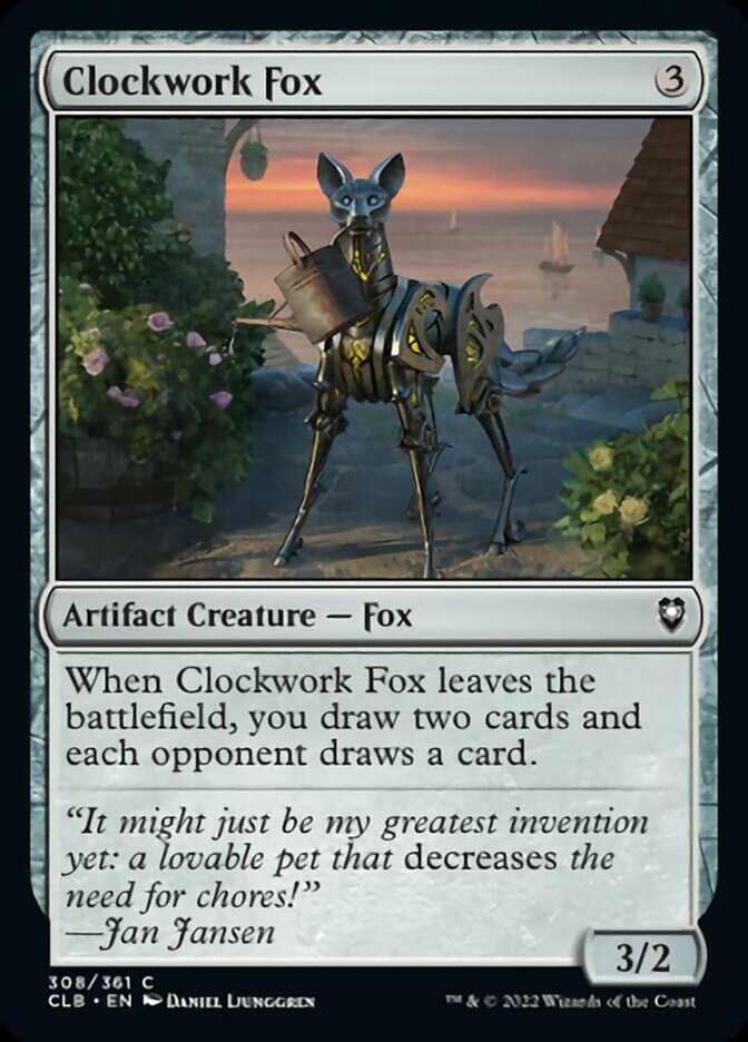 Clockwork Fox [Commander Legends: Battle for Baldur's Gate] | Eastridge Sports Cards & Games