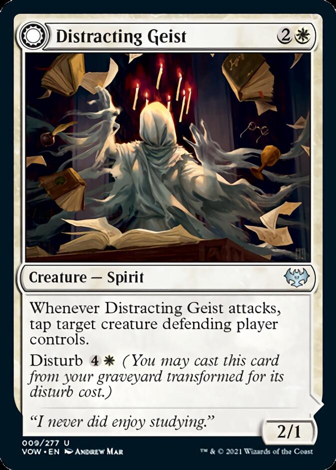 Distracting Geist // Clever Distraction [Innistrad: Crimson Vow] | Eastridge Sports Cards & Games