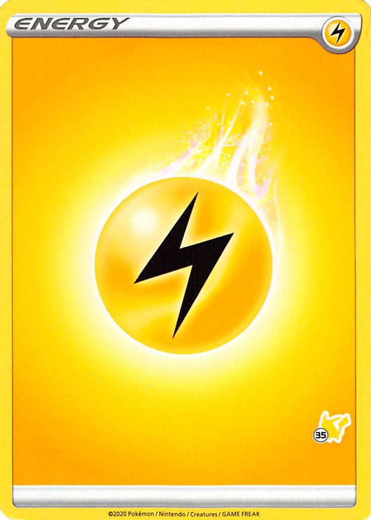 Lightning Energy (Pikachu Stamp #35) [Battle Academy 2022] | Eastridge Sports Cards & Games