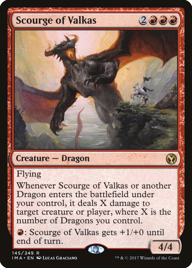 Scourge of Valkas [Iconic Masters] | Eastridge Sports Cards & Games